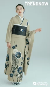 髙石あかり ×TRENDNOW(トレンドナウ)の振袖-ベージュ|成人記念の新作振袖ご紹介 TN-245
