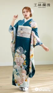 “王林爛漫”の振袖-青|成人記念の新作振袖ご紹介 OR-328