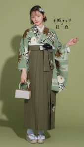 “玉城ティナ×紅一点 ”の卒業式袴レンタル|卒業式の袴ご紹介 IN-51
