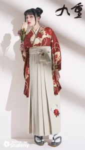 “九重”の卒業式袴レンタル|卒業式の袴ご紹介 KN-54