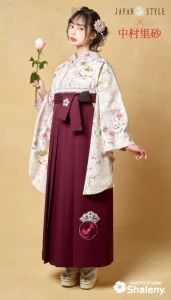“JAPAN STYLE×中村里砂”の卒業式袴レンタル|卒業式の袴ご紹介 JN-53