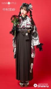 “JAPAN STYLE×中村里砂”の卒業式袴レンタル|卒業式の袴ご紹介 JN-62