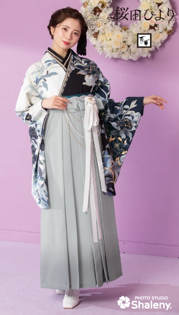 “桜田ひより × 百華”の卒業式袴レンタル｜卒業式の袴ご紹介　J-1