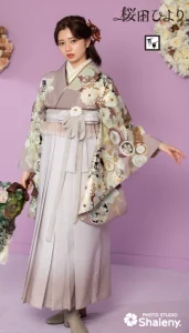 “桜田ひより × 百華”の卒業式袴レンタル｜卒業式の袴ご紹介　K-1