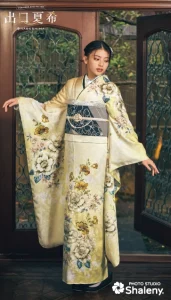 “出口夏希”ちゃんの振袖-ベージュ|成人記念の新作振袖ご紹介 DN-05