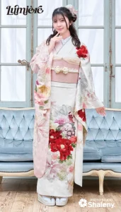 “星乃夢奈×Lumiere”の振袖-白｜成人記念の新作振袖ご紹介　LF-22
