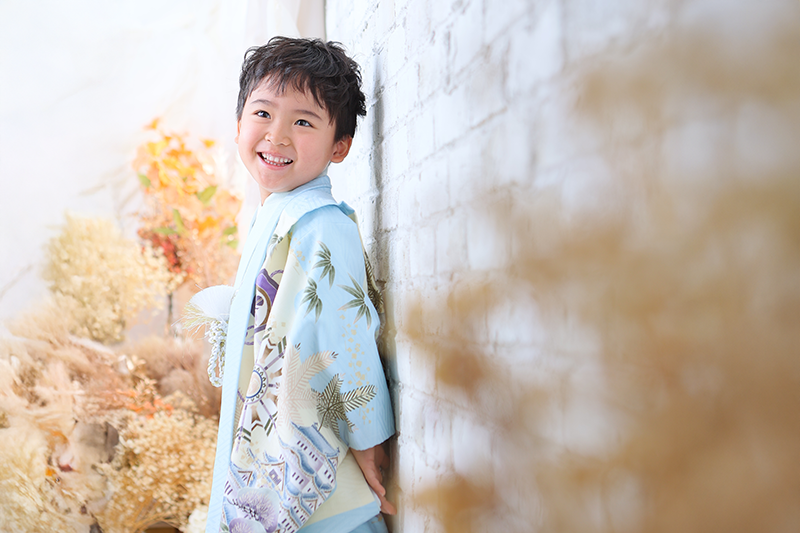 シャレニーで七五三撮影をした5歳の男の子｜写真撮影をした親子の感想2