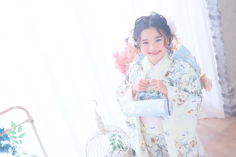 シャレニーで七五三撮影をした7歳の女の子｜写真撮影をした親子の感想1
